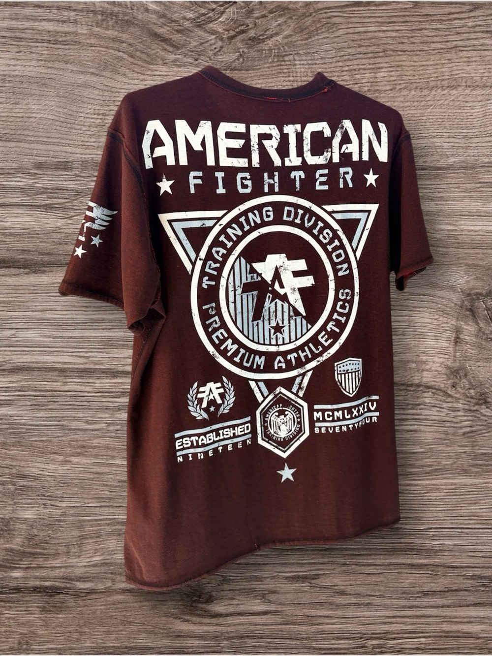 Affliction American Fighter Reversible Men’s 98% Cotton T-Shirt Size Large